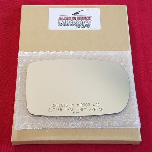 Mirror Glass + Full Size Adhesive Pad for 2011-2023 Dodge Charger Passenger Side Replacement (2011 2012 2013 2014 2015 2016 2017 2018 2019 2020 2021 2022 2023 11 12 13 14 15 16 17 18 19 20 21 22 23) in Saudi Arabia