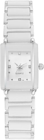 Bestkang Vintage Square Ceramic Ladies Quartz Watch مع لهجات الماس ، ومقاومة للماء ، وأنيقة ساعة معصم النساء in Kuwait