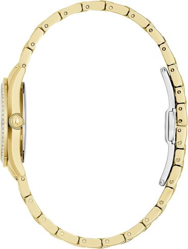 قرص بولوفا كريستال والدة اللؤلؤ وسوار سوار النغمة الذهب | 28.5mm | 98L306 in Saudi Arabia