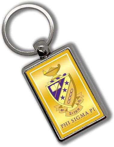 Phi Sigma Pi Fraternity Keychain Key Chain Ring Keyring Key Holder Novelty Keychain in Saudi Arabia