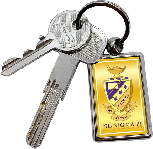 Phi Sigma Pi Fraternity Keychain Key Chain Ring Keyring Key Holder Novelty Keychain in Saudi Arabia