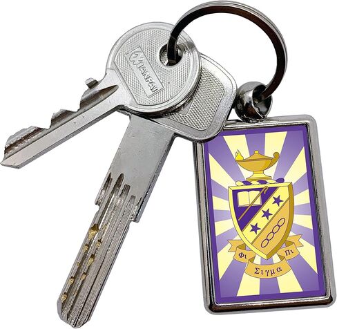 Phi Sigma Pi Fraternity Keychain Key Chain Ring Keyring Key Holder Novelty Keychain in Saudi Arabia