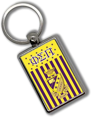 Phi Sigma Pi Fraternity Keychain Key Chain Ring Keyring Key Holder Novelty Keychain in Saudi Arabia