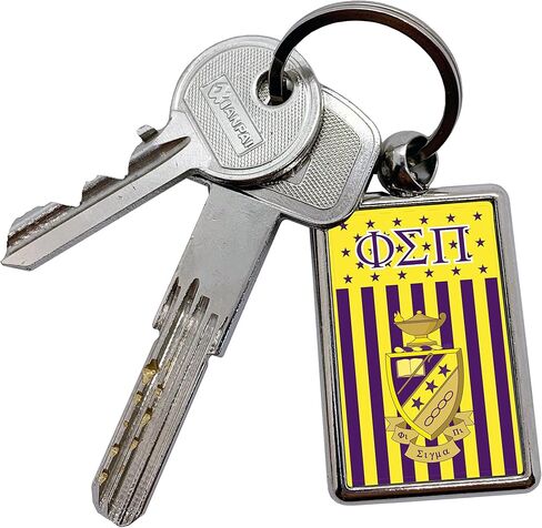 Phi Sigma Pi Fraternity Keychain Key Chain Ring Keyring Key Holder Novelty Keychain in Saudi Arabia