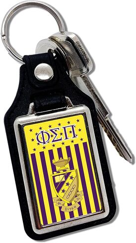 Phi Sigma Pi Fraternity Keychain Key Chain Ring Keyring Key Holder Novelty Keychain in Saudi Arabia