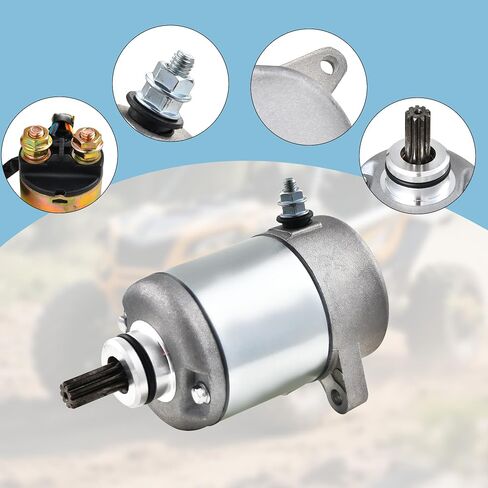 Starter Motor for Honda 2000-2006 ATV TRX350FE/FM/TE/TM & Rancher 350 Four Trax 329cc - Replaces 31200-HN5-M01, 31200-HN5-A81, 31200-HN5-671, 26-1215, SMU0215​​ in Saudi Arabia