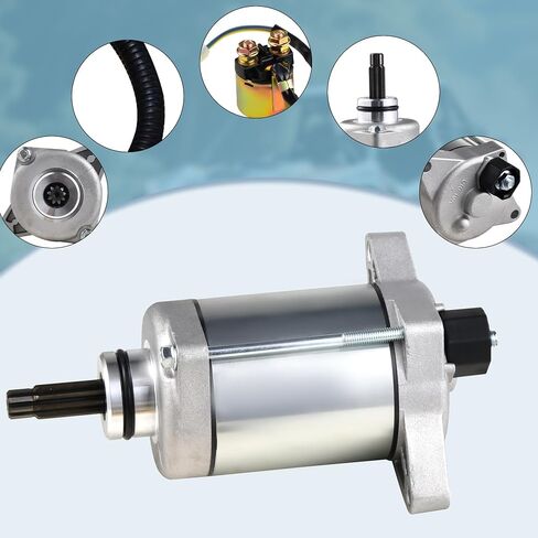Starter Motor-Honda Rancher 420 Accessories & PowerSports Parts for TRX420/Foreman 500/Pioneer 500- يحل محل 31200-HP5-601 ، 31200-HR0-F01 ، 31200-HN5-M01 ، 31200-HN5-671 in Kuwait