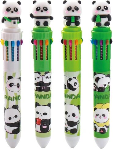 4 Pcs Multicolor Ballpoint Pen 10-in-1 Retractable Pen Cute Capybara Pens Cartoon Capybara Gel Ink Pens for Kids Boys Women Men Office School Supplies (4Pcs Capybara) in Saudi Arabia