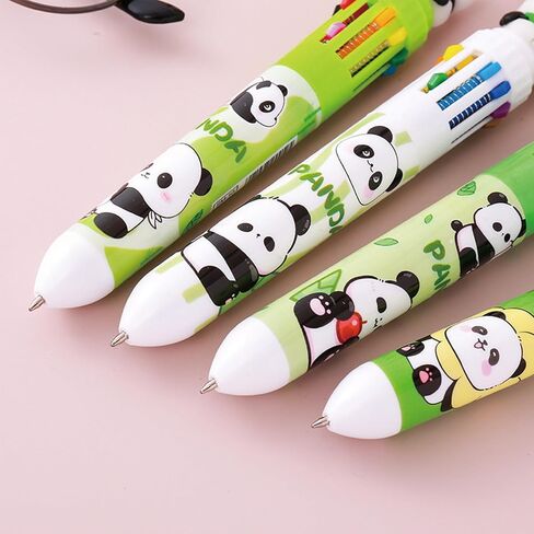 4 Pcs Multicolor Ballpoint Pen 10-in-1 Retractable Pen Cute Capybara Pens Cartoon Capybara Gel Ink Pens for Kids Boys Women Men Office School Supplies (4Pcs Capybara) in Saudi Arabia