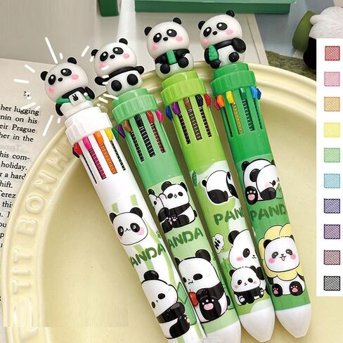 4 Pcs Multicolor Ballpoint Pen 10-in-1 Retractable Pen Cute Capybara Pens Cartoon Capybara Gel Ink Pens for Kids Boys Women Men Office School Supplies (4Pcs Capybara) in Saudi Arabia