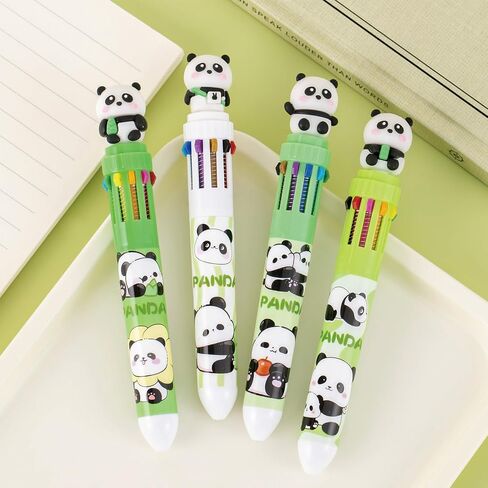 4 Pcs Multicolor Ballpoint Pen 10-in-1 Retractable Pen Cute Capybara Pens Cartoon Capybara Gel Ink Pens for Kids Boys Women Men Office School Supplies (4Pcs Capybara) in Saudi Arabia