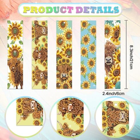 10pcs Cat Paw 5d Diamond Art Lagmarks لطيف مرجعية Diamond Diy مع مرجعية مرجعية مع أحجار وحدات الحشرات الشراعية المزيج المرجعية الكريستالية للمبتدئين الحرف المبتدئة للمكتب المنزلي للبالغين in Saudi Arabia
