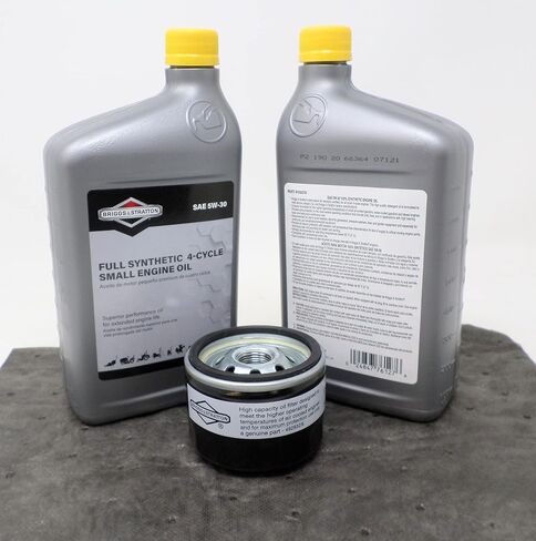Briggs & Stratton 5W30 مجموعة زيت المحرك الاصطناعية W/ 492932S مرشح in Saudi Arabia