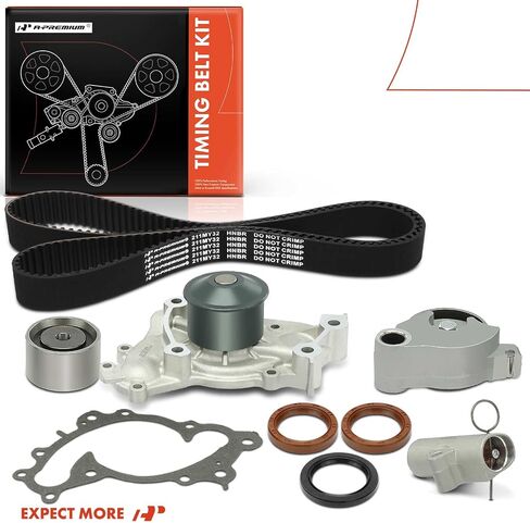 A-Premium Timing Belt Kit with Water Pump Compatible with Toyota Camry 2002-2006, Highlander 2001-2007, Sienna 2004-2006 & Lexus RX330, ES330, 3.0L 3.3L DOHC in Saudi Arabia