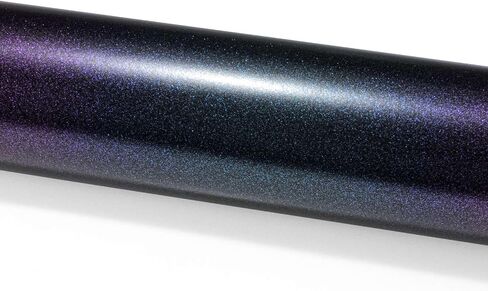 1ftx5ft Galaxy Dust Matte Midnight Blue Chameleon Metallic Color Shift Change Vinyl Wrap Auto Car Sticker Mical Sheet Sheet Bubble Free Air Technology with Tool in Saudi Arabia