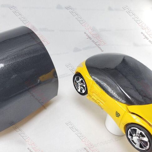 Avery SW900-192-M Gloss Black Metallic 3in x 5in (Sample Size) Supreme Vinyl Car Wrap Film in Kuwait