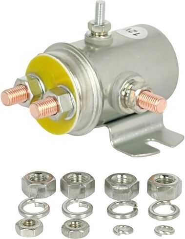 2X 12V 5 Terminal Solenoid Relay Switch 440003 440110 24401-01 Compatible with Prestolite Ramsey Winch Golf Cart Continuous Duty SBD4201D 15-301 15-338 Compatible with Warn Motor in Saudi Arabia