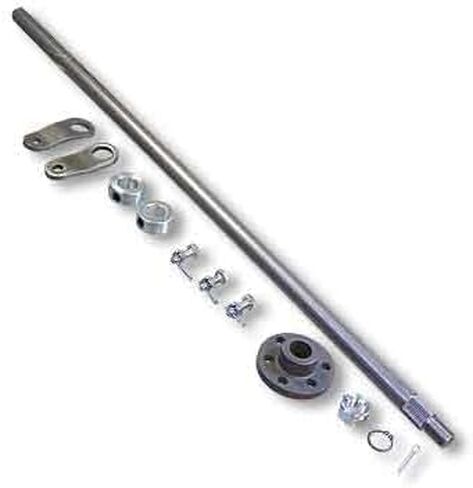 Steering Shaft, 5/8" OD & Hub Kit, Unwelded Pitman Arms, 28" Length in Saudi Arabia