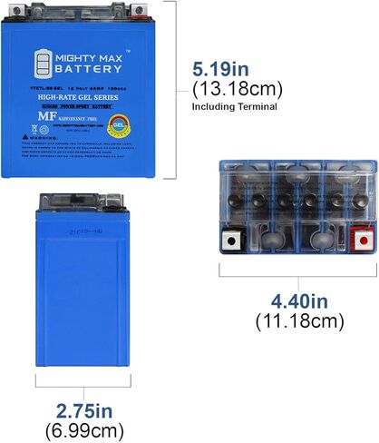 Mighty Max Battery 12V 6AH 100CCA Gel Battery for Kawasaki 450 KFX450R 2008-2013 in Saudi Arabia