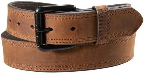 ARIAT MENS WORK LEATHER BLET 1 1/2 "Tabs Silicone Brown A1701402 in Saudi Arabia