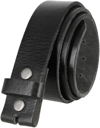 BS040 Snaps on Strap 100% Genuine Full Grain Leather Replacement Belt Strap 1-1/2" wide in Saudi Arabia