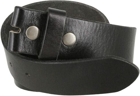 BS040 Snaps on Strap 100% Genuine Full Grain Leather Replacement Belt Strap 1-1/2" wide in Saudi Arabia