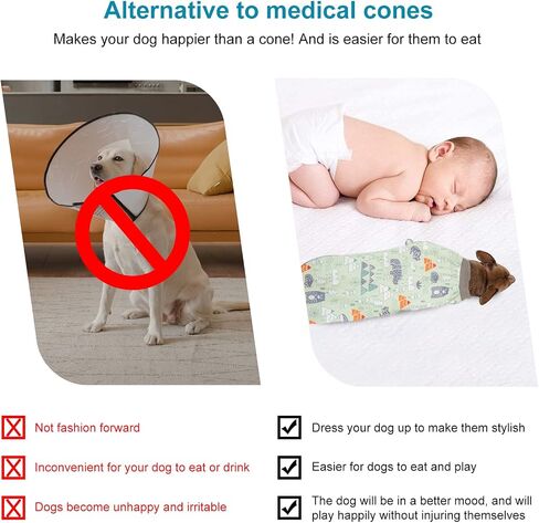 بيجامة بوكسر من LovinPet - قميص لتخفيف قلق الحيوانات الأليفة، بيجامة للكلاب، قماش مريح قابل للتمدد للحماية من الأشعة فوق البنفسجية، طباعة حيوانات بيضاء، ملابس Pjs للكلاب الكبيرة، ملابس بيتبول، قميص للتعافي الجراحي، برتقالي XL in Saudi Arabia