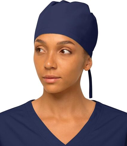 Women’s Working Scrub Cap with Adjustable Elastic Tie-Back – Lightweight, Washable Nursing Cap with Built-in Sweatband in Saudi Arabia