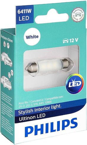 Philips Automotive Lighting 6411WLED Ultinon LED (White), 1 Pack in Saudi Arabia