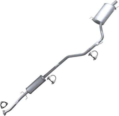 Northeastern Exhaust | Stainless Steel Resonator & Muffler Exhaust System Kit Compatible for Honda Accord 2008-2012 2.4L | Free Gasket and Clamps Included | Automotive Replacement Part in Saudi Arabia