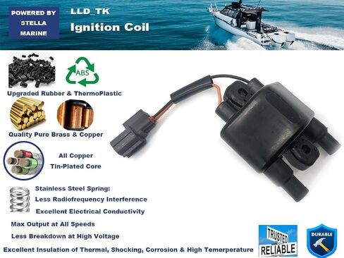 63P-82310-00 63P-82310-01 F6T557 Ignition Coil for Yamaha Outboard 50 60 70 75 90 150 HP4 Stroke in Saudi Arabia