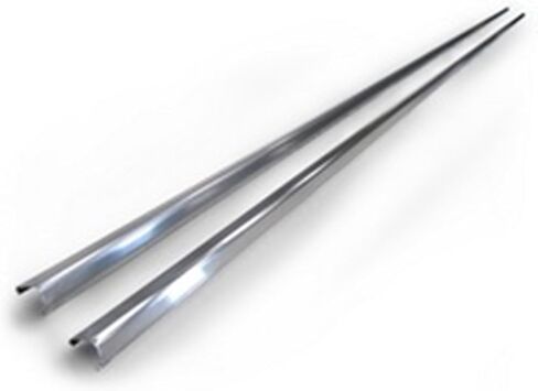 RealTruck AMP Research Powerstep 85in Chrome Trim Strip ، زوج | 75150-01A | يناسب خطوات أبحاث AMP: 75146/76147/76247/76151/76235 in Saudi Arabia