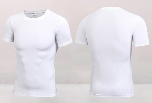 2Pack قمصان ضغط الرجال v-nock قصيرة الأكمام تي شيرت رياضي في الهواء الطلق الجافة بسرعة جافة in Kuwait