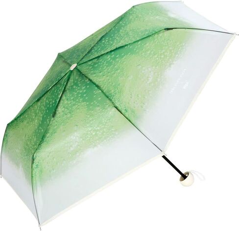 Cream Soda Mini Folding Vinyl Compact Umbrella - Rain Protection, Cafe & Gift, Japan Kawaii, Green in Saudi Arabia