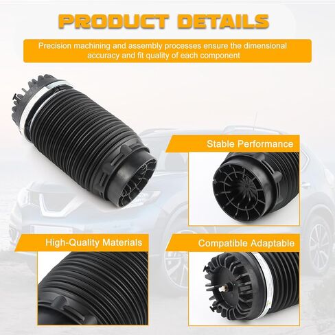 Rear Air Spring Suspension Bag, Compatible with X5 2007-2013 X6 2008-2014, Automotive Left Right Air Shock Absorbers Replace Part 37126790078 37126790080 in Saudi Arabia
