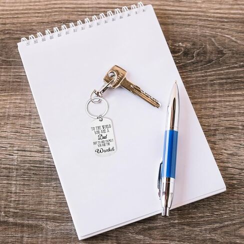 ABTOLS Fathers Day Keychain Gifts From Son Daughter in Kuwait