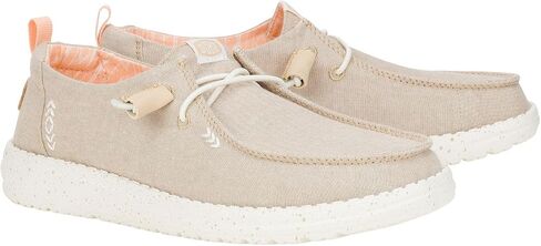 Hey Dude Wendy Chambray Tan Size 11, Women’s Shoes, Women’s Slip-on Loafers, Comfortable & Light-Weight in Saudi Arabia
