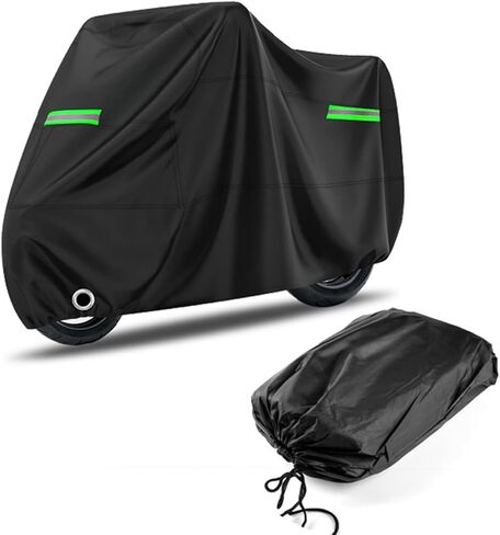 غطاء دراجة نارية لـ BMW R1200RT 310GS R1150RT K1600GTL R PREMIUM PREMIUM DANENT ALL-WEATHER 190T COVER Outdoor Cover Cover Accessories Black Silver in Kuwait