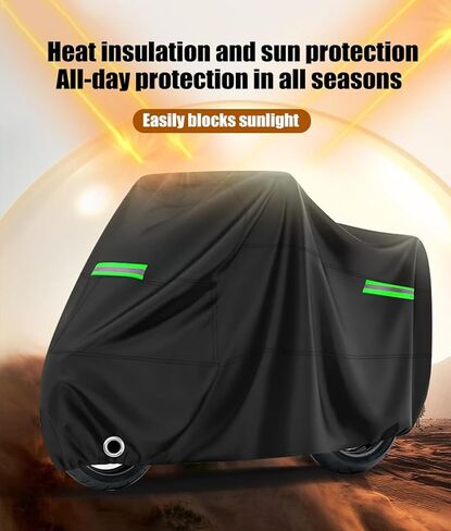 غطاء دراجة نارية لـ BMW R1200RT 310GS R1150RT K1600GTL R PREMIUM PREMIUM DANENT ALL-WEATHER 190T COVER Outdoor Cover Cover Accessories Black Silver in Kuwait