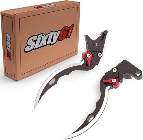 Black Blade Levers Compatible with Kawasaki Ninja ZX6R 2019-2025 Brake and Clutch Adjustable Set, ZX 6R in Kuwait