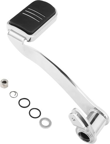 TCT-MOTORPARTS Chrome Brake Arm Lever Peg Pedal Fit for Harley Touring Electra Street Glide Road King Glide 2014-2025 in Saudi Arabia