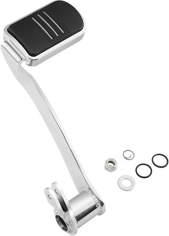 TCT-MOTORPARTS Chrome Brake Arm Lever Peg Pedal Fit for Harley Touring Electra Street Glide Road King Glide 2014-2025 in Saudi Arabia