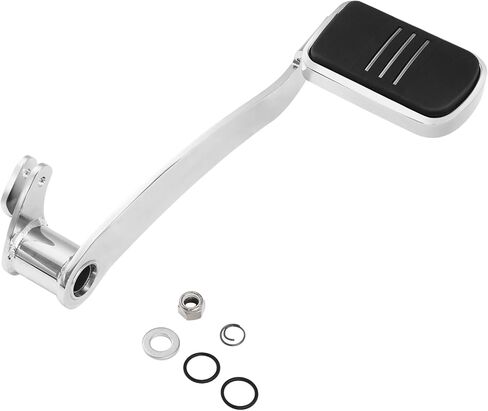 TCT-MOTORPARTS Chrome Brake Arm Lever Peg Pedal Fit for Harley Touring Electra Street Glide Road King Glide 2014-2025 in Saudi Arabia