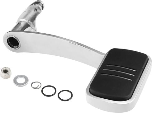 TCT-MOTORPARTS Chrome Brake Arm Lever Peg Pedal Fit for Harley Touring Electra Street Glide Road King Glide 2014-2025 in Saudi Arabia