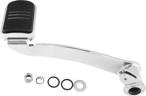 TCT-MOTORPARTS Chrome Brake Arm Lever Peg Pedal Fit for Harley Touring Electra Street Glide Road King Glide 2014-2025 in Saudi Arabia