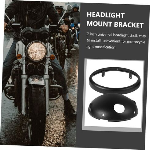 PRETYZOOM 1Set Motorcycle Headlight Housing Bucket Bracket Mount Assembly Stylish Design for Enhanced Illumination Safety Easy Installation for Motorcycle Light in Saudi Arabia