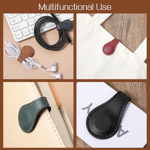 3Pcs Magnetic Leather Bookmark, Timeless Mark Magnetic Leather Bookmark, Magnetic Bookmarks for Men, Women, Student, Teacher, Book Lovers, Reader Gift（Burgundy/Dark Green/Coffee） in Saudi Arabia