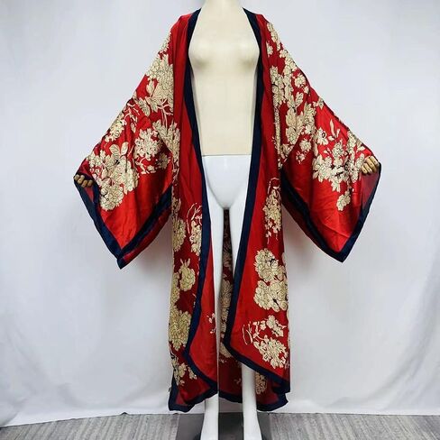 المرأة الصيفية الحرير شعور بيكيني كارديجان حلو غرزة كوكتيل sexcy boho العطلة الإفريقية maxi batwing sleverobe kaftan in Kuwait
