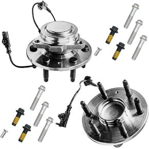 Detroit Axle - 2WD 515097 Hubs Wheel Wheel Hubs و Protts For Silverado Sierra 1500 ، Chevrolet GMC Tahoe Yukon XL Avalanche Cadillac Esv ، in Saudi Arabia