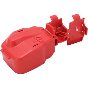 KIMISS Battery Terminal Cover, Positive Battery Terminal Insulating Protector Red 32418 PND 300 Connector Replacement for in Saudi Arabia